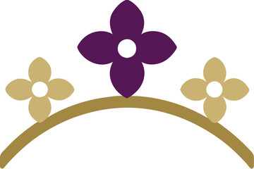 Delicate Outlined Tiara Vector Art Capturing the Magic of Minimalist Fairy Tales
