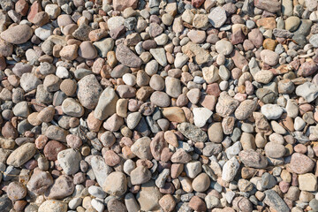 stones background on the beach