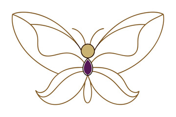 Vector Illustration of Orative Butterfly Bringing Nature to Life in Your Artwork