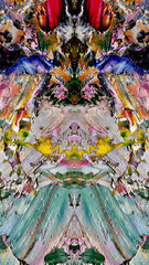 Abstract background wallpaper. Ethnic pattern. Mixtures of oil paint. Trendy hand painting canvas. Wall decor and Wall art prints Idea. 3D Texture. Art object