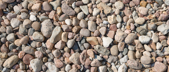 stones background on the beach
