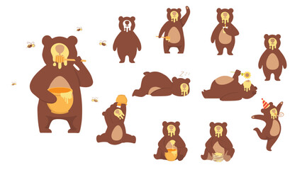 Honey Bear Bliss: A Collection of Adorable Moments