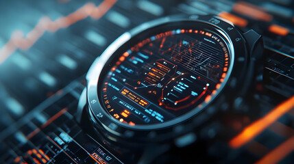 3D Macro Shot of Glowing Compliance Scales on Isolated White Background - Symbolizing Corporate Responsibility and Financial Integrity in Business Practices