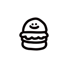 burger icon design vector illustration