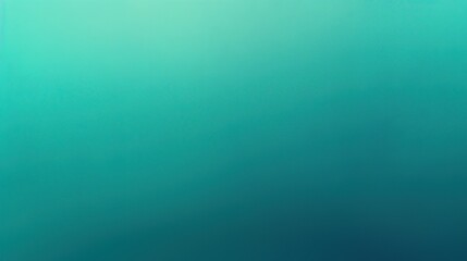 Obraz premium Abstract teal green gradient background for website, poster, or social media