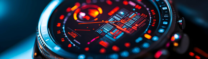 Obraz premium Glowing Compliance Scales Macro Image: Corporate Responsibility & Strategic Decision Making on Isolated White Background - Futuristic Design & Financial Integrity Concept