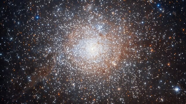 Clear high-definition photo of a globular cluster