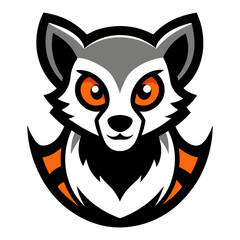 Lemur Mascot Logo Vector Illustration - SVG & Cricut Files for Graphic Design, T-Shirt Graphics