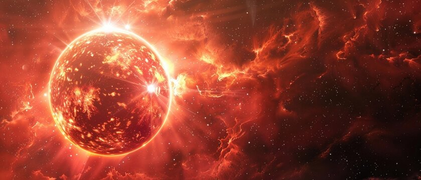 Ultra-clear image of a red supergiant star nearing the end of its life cycle