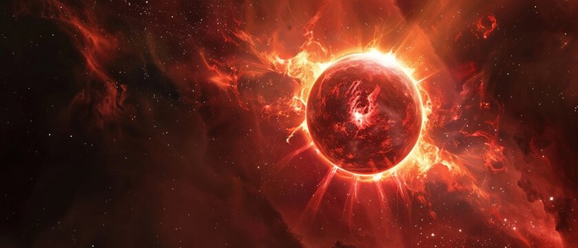 Ultra-clear image of a red supergiant star nearing the end of its life cycle