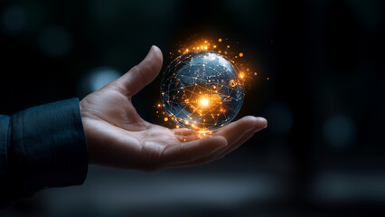 Touching the Digital World, Global Connectivity in Your Hand, data analysis, management, and global communication