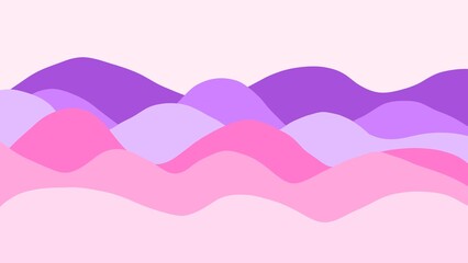 Purple and pink wave gradient abstract background