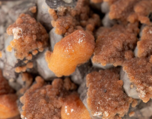 abstract of a mineral stone close up 