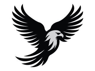 Abstract Eagle Logo Template - High-Quality Vector
