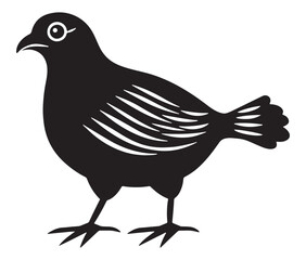 Illustration of a bird, Vector birds, Silhouette of a bird