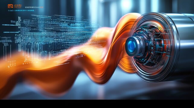Precision and Innovation Expression: Use of precision machinery and intelligent manufacturing elements, through visual symbols and patterns to show the connotation of scientific and technological inno