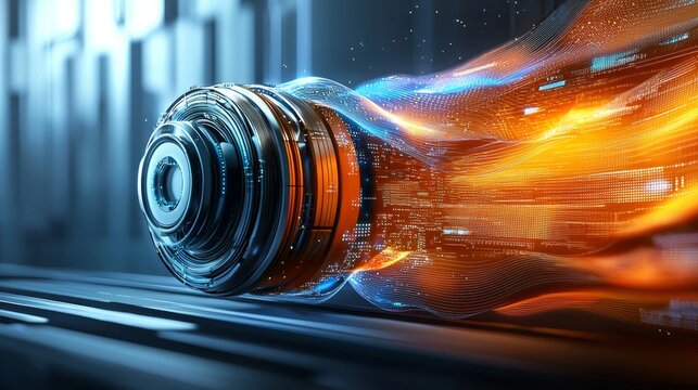 Precision and Innovation Expression: Use of precision machinery and intelligent manufacturing elements, through visual symbols and patterns to show the connotation of scientific and technological inno