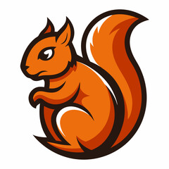 Squirrel Mascot Logo - Vector Illustration for SVG, Cricut & Silhouette Cut Files