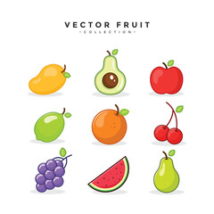 Fruit Vector Element Collection Template