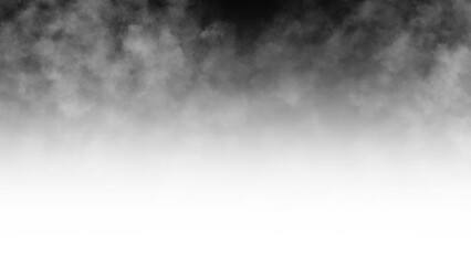 Black fog smoke overlay