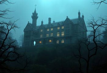 Obraz premium The Haunting of Raven Manor