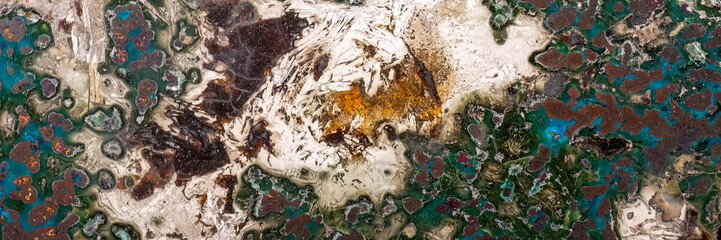 multi coloured serpentine rocks abstract 