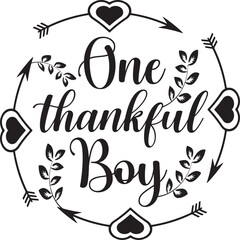 Thankful svg design