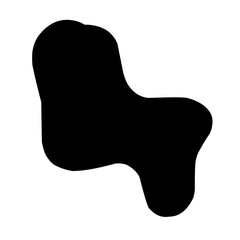 ink black brush strokes spots dots. Hand drawn vector