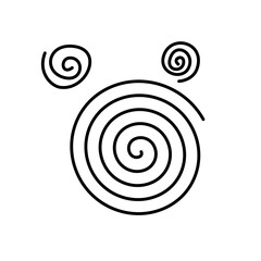 Simple doodle for decoration