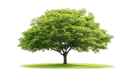 Digital Glitch Tree Nature Background