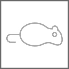 Laboratory Mouse Icon Design