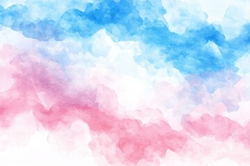 A vibrant watercolor texture featuring soft blue and pink clouds, perfect for backgrounds, design projects, or artistic expressions.