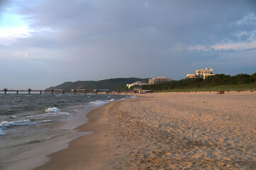  Strand von Misdroy (Międzyzdroje) Polen