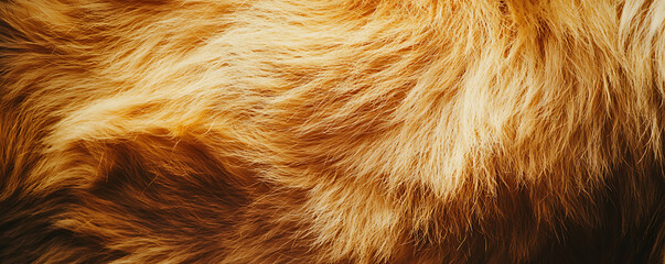 Close up of the Lion Skin Fur Texture background.