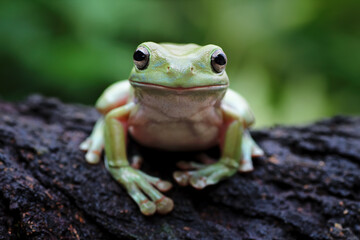 Australian green tree frogs	