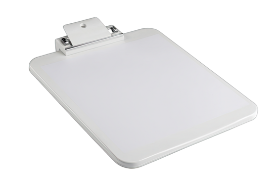 A clean, blank clipboard ready for notes, drawings, or organization, perfect for office or educational settings.