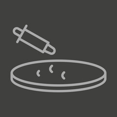 Petri Dish Icon Design