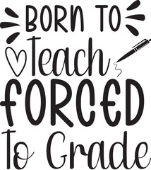 Teachers svg design