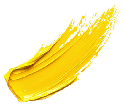 PNG Yellow paint brushstroke art expression dynamite.