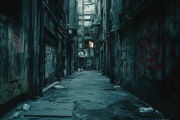 Fototapeta premium Urban Alleyway