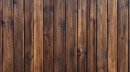 Fototapeta premium Wall made of wood. Wooden panels made from slats. Texture of vertical timber lines. Modern interior design from planks. Decorative surface for the construction of fences and facades. 