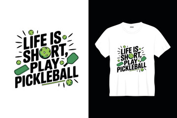 Pickleball tshirt design template Pickleball sports tshirt design