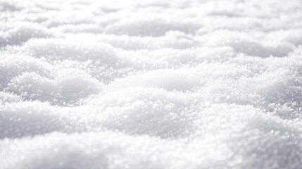 Freshly fallen snow on a flat surface, leaving ample room for text insertion in a minimalist winter scene.