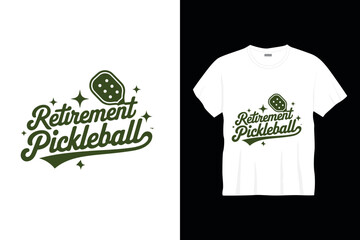 Pickleball tshirt design template Pickleball sports tshirt design