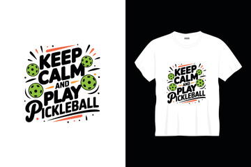 Pickleball tshirt design template Pickleball sports tshirt design