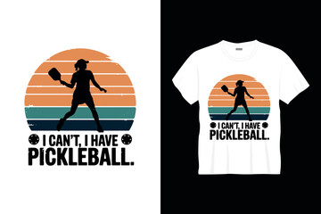 Pickleball tshirt design template Pickleball sports tshirt design
