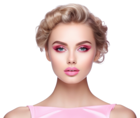 Portrait photo white background photography.