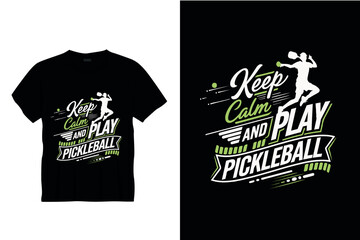 Pickleball tshirt design template Pickleball sports tshirt design