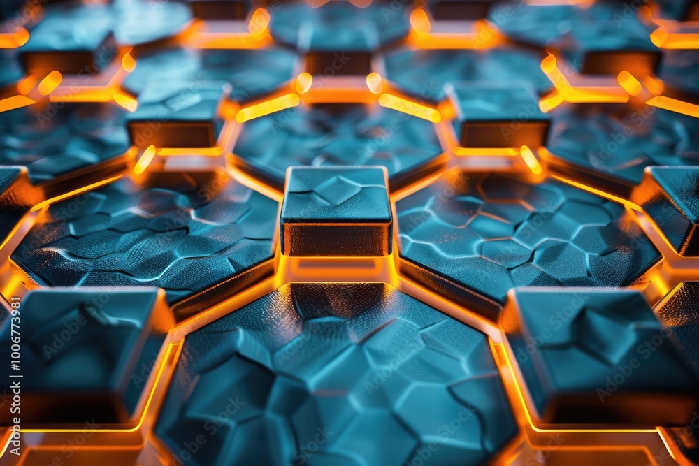 Aufkleber A detailed view of a keyboard with illuminated keys
