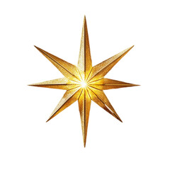 Obraz premium Glowing Star for Christmas Decorations